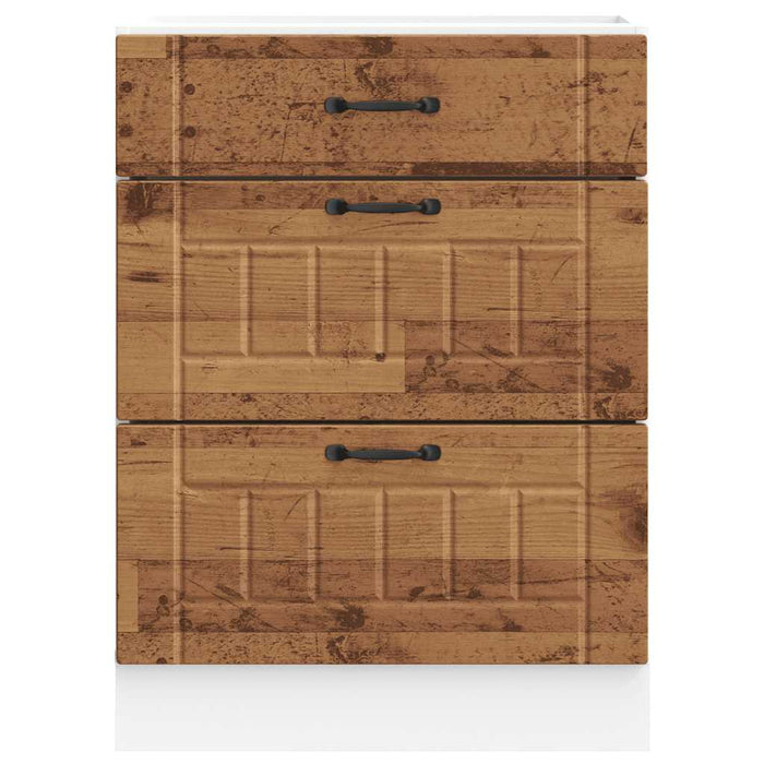 Base da Cucina Lucca Legno Antico in Legno Multistrato 854277