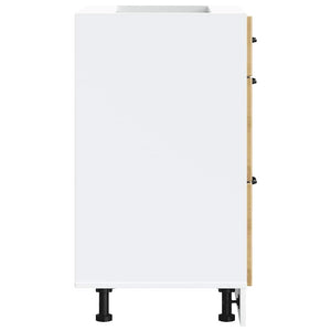 Base da Cucina Lucca Rovere Artigianale in Legno Multistrato 854278