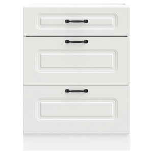 Base da Cucina Kalmar Bianco in Legno Multistrato 854279