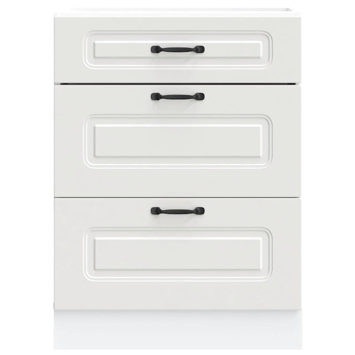 Base da Cucina Kalmar Bianco in Legno Multistrato 854279