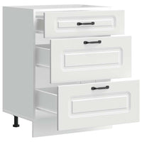 Base da Cucina-Mobile Base da Cucina Kalmar Bianco in Legno Multistrato 593830
