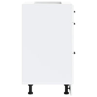 Base da Cucina Kalmar Bianco in Legno Multistrato 854279