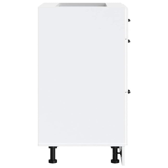 Base da Cucina-Mobile Base da Cucina Kalmar Bianco in Legno Multistrato 593830