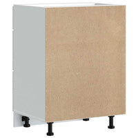 Base da Cucina-Mobile Base da Cucina Kalmar Bianco in Legno Multistrato 593830