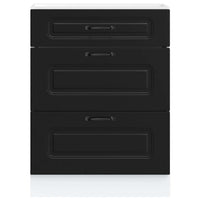 Mobiletto da cucina "Kalmar" Nero in legno ingegnerizzato 854280