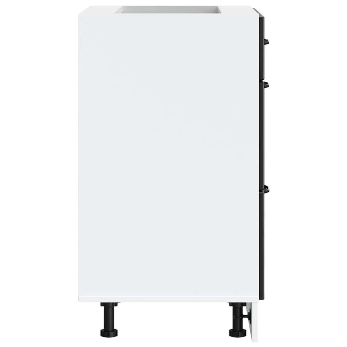 Mobiletto da cucina "Kalmar" Nero in legno ingegnerizzato 854280