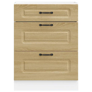 Base da Cucina Kalmar Rovere Sonoma in Legno Multistrato