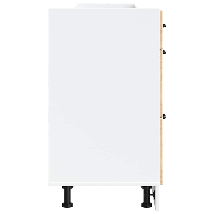 Base da Cucina Kalmar Rovere Sonoma in Legno Multistrato 854282