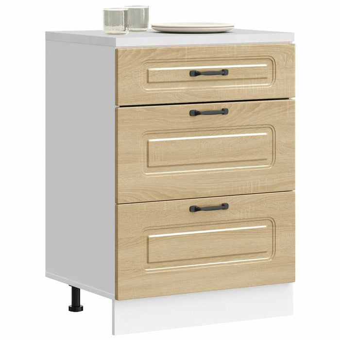 Base da Cucina Kalmar Rovere Sonoma in Legno Multistrato