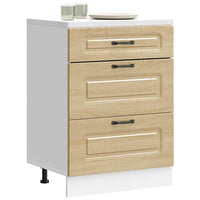 Base da Cucina Kalmar Rovere Sonoma in Legno Multistrato 854282