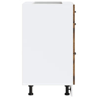 Base da Cucina-Mobile Base da Cucina Kalmar Rovere Fumo in Legno Multistrato 729625