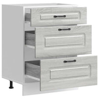 Base da Cucina Kalmar Grigio Sonoma in Legno Multistrato 854285