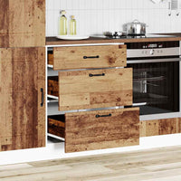 vidaXL Base da Cucina Kalmar Legno Vecchio in Legno Multistrato
