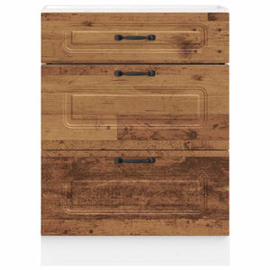 Base da Cucina Kalmar Legno Vecchio in Legno Multistrato 854287