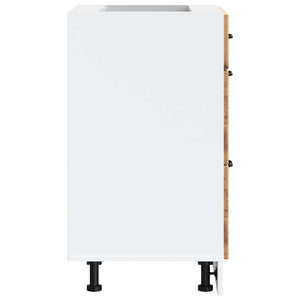 vidaXL Base da Cucina Kalmar Legno Vecchio in Legno Multistrato