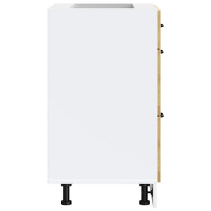 Base da Cucina-Mobile Base da Cucina Kalmar Rovere Artigianale in Legno Multistrato 746110