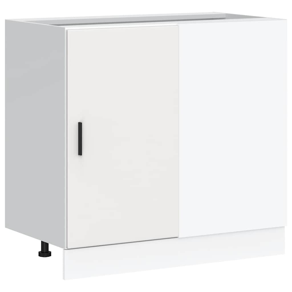 Mobile Base Lavello “Lyon” Bianco in Legno Multistrato 854289