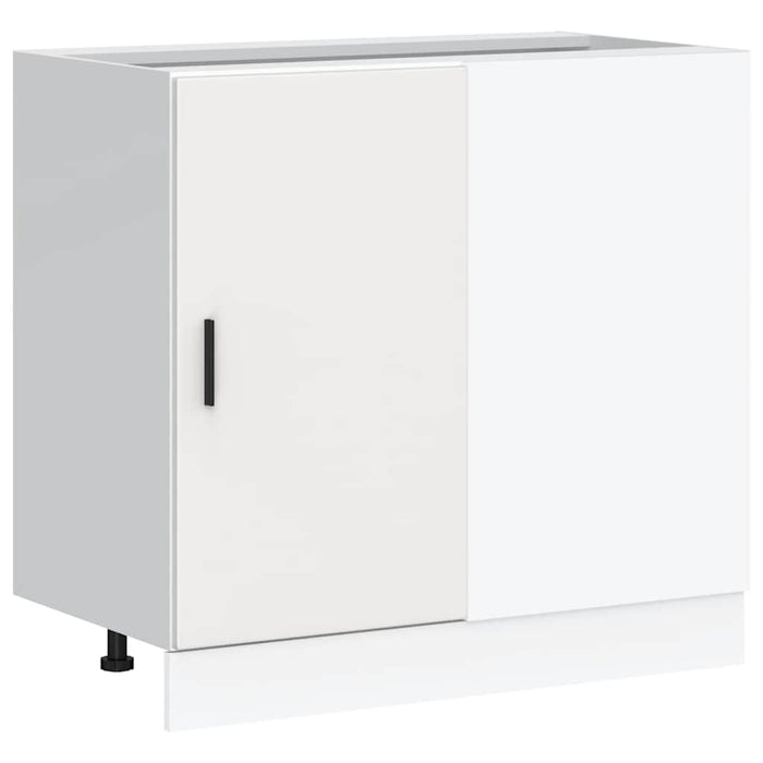 Mobile Base Lavello “Lyon” Bianco in Legno Multistrato 854289