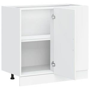 Mobile Base Lavello "Lyon"-Armadietto da bagno Bianco in Legno Multistrato