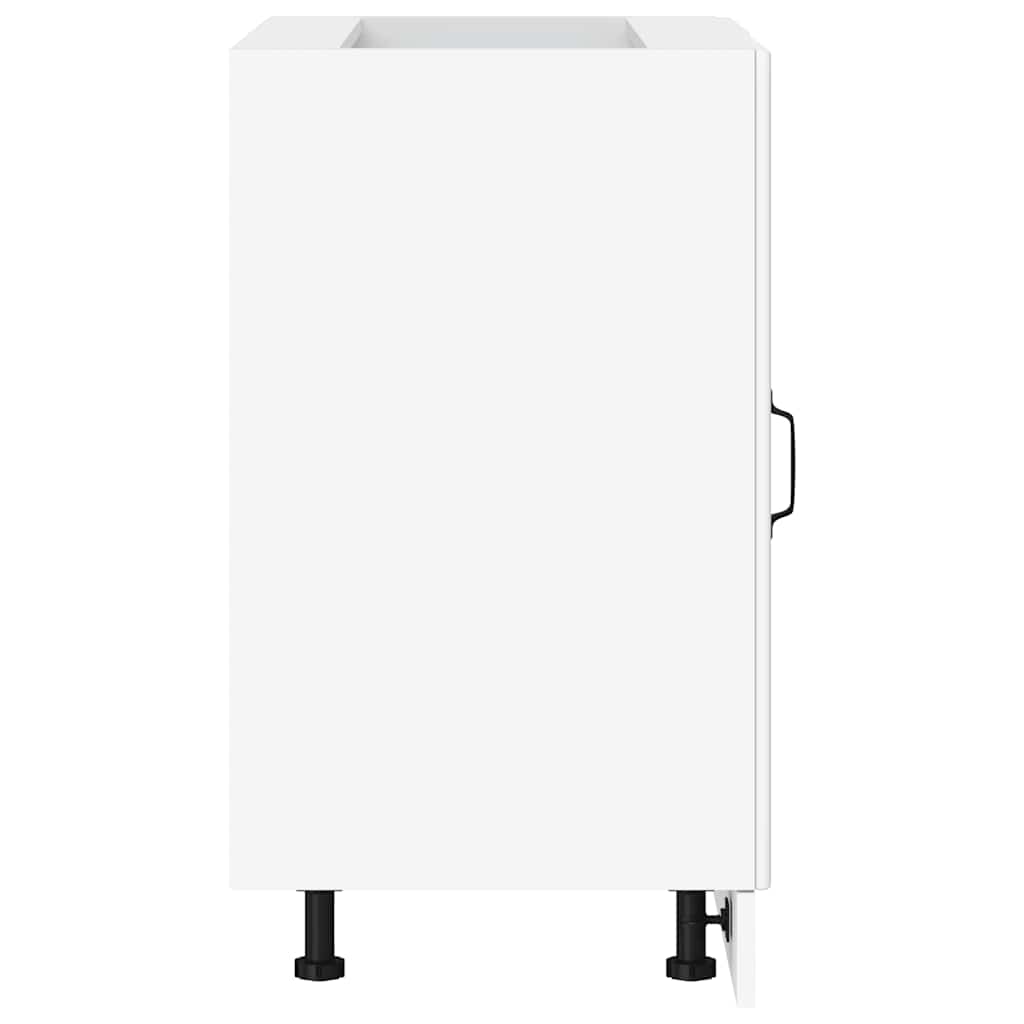 Mobile Base Lavello "Lyon"-Armadietto da bagno Bianco in Legno Multistrato