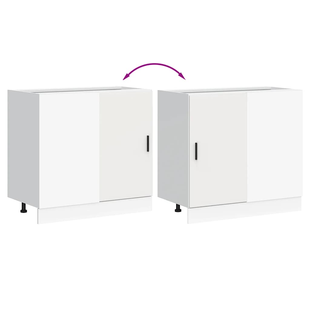 Mobile base da cucina Lyon Bianco in Legno Multistrato