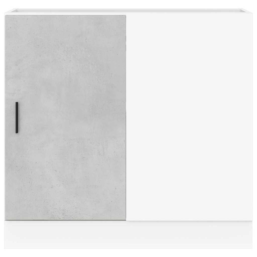 Mobile Base Lavello “Lyon” Grigio Cemento in Legno Multistrato 854292