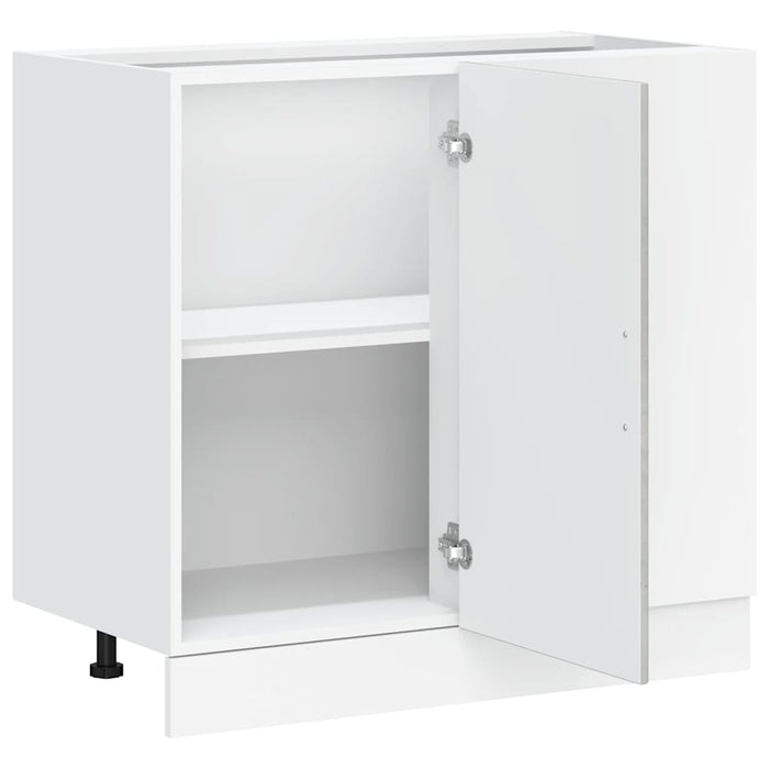 Mobile Base Lavello "Lyon"-Armadietto da bagno Grigio Cemento in Legno Multistrato