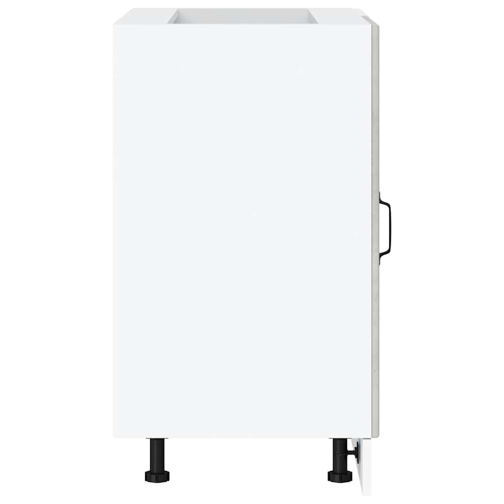 Mobile Base Lavello “Lyon” Grigio Cemento in Legno Multistrato 854292