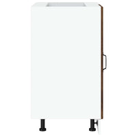 vidaXL Mobile Base Lavello “Lyon” Rovere Fumo in Legno Multistrato