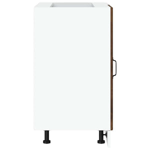 vidaXL Mobile Base Lavello “Lyon” Rovere Fumo in Legno Multistrato