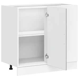 Mobile Base Lavello "Lyon"-Armadietto da bagno Grigio Sonoma in Legno Multistrato