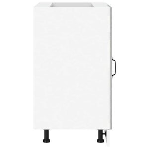 Mobile Base Lavello "Lyon"-Armadietto da bagno Grigio Sonoma in Legno Multistrato