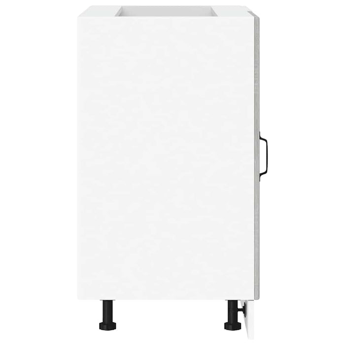 Mobile Base Lavello "Lyon"-Armadietto da bagno Grigio Sonoma in Legno Multistrato