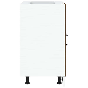 Mobile Base Lavello “Lyon” Rovere Marrone in Legno Multistrato 854295