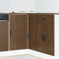 Mobile base da cucina Lyon Rovere Marrone in Legno Multistrato