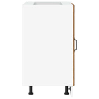 Mobile Base Lavello "Lyon"-Armadietto da bagno Legno Antico in Legno Multistrato