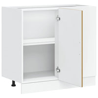 Mobile Base Lavello "Lyon"-Armadietto da bagno Rovere Artigianale