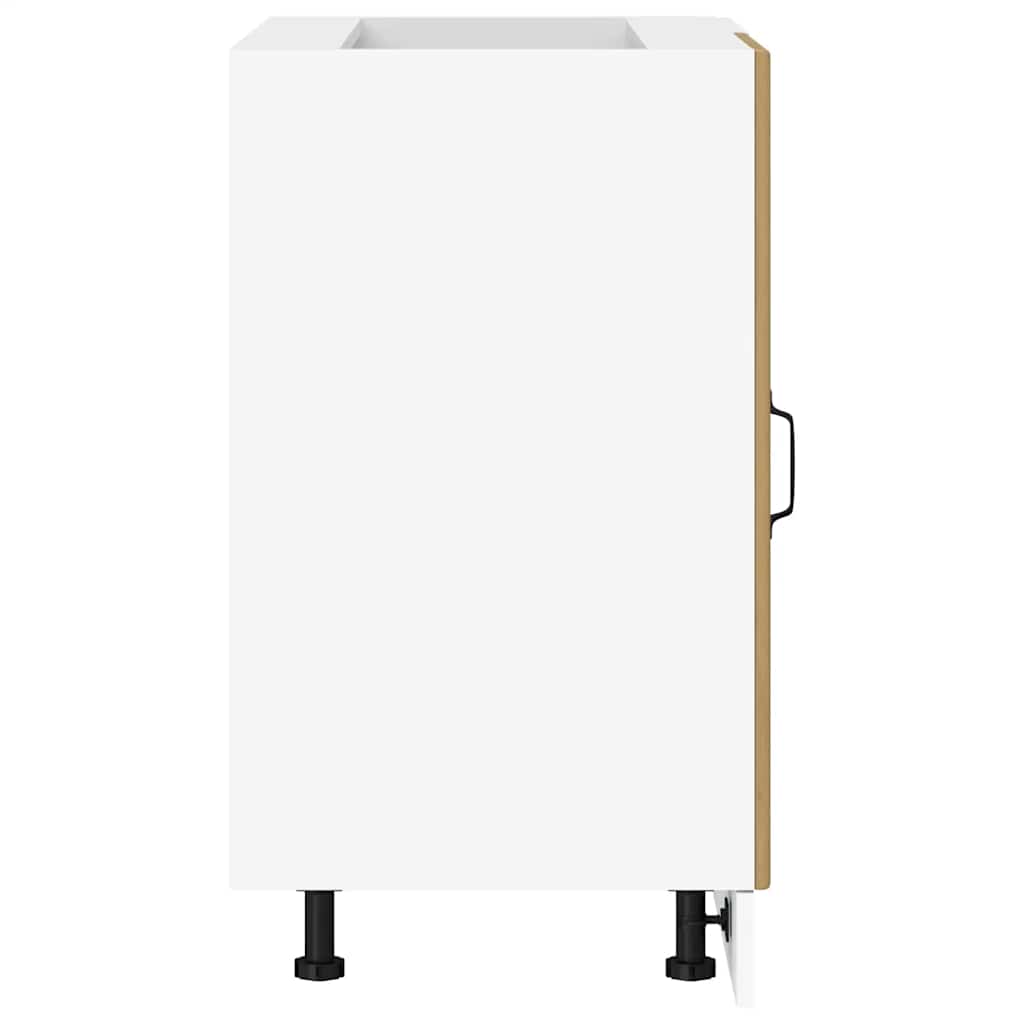 Mobile Base Lavello "Lyon"-Armadietto da bagno Rovere Artigianale