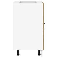 Mobile Base Lavello "Lyon"-Armadietto da bagno Rovere Artigianale