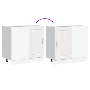 Base da Cucina-Mobile Base da Cucina Porto Bianco in Legno Multistrato 521148