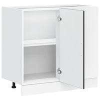 Mobiletto da cucina "Porto" nero in legno ingegnerizzato 854299