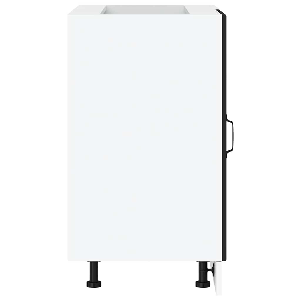 Mobiletto da cucina "Porto" nero in legno ingegnerizzato 854299