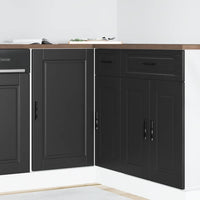 vidaXL Base da Cucina Porto Nero in Legno Multistrato