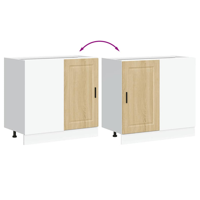 vidaXL Base da Cucina Porto Rovere Sonoma in Legno Multistrato