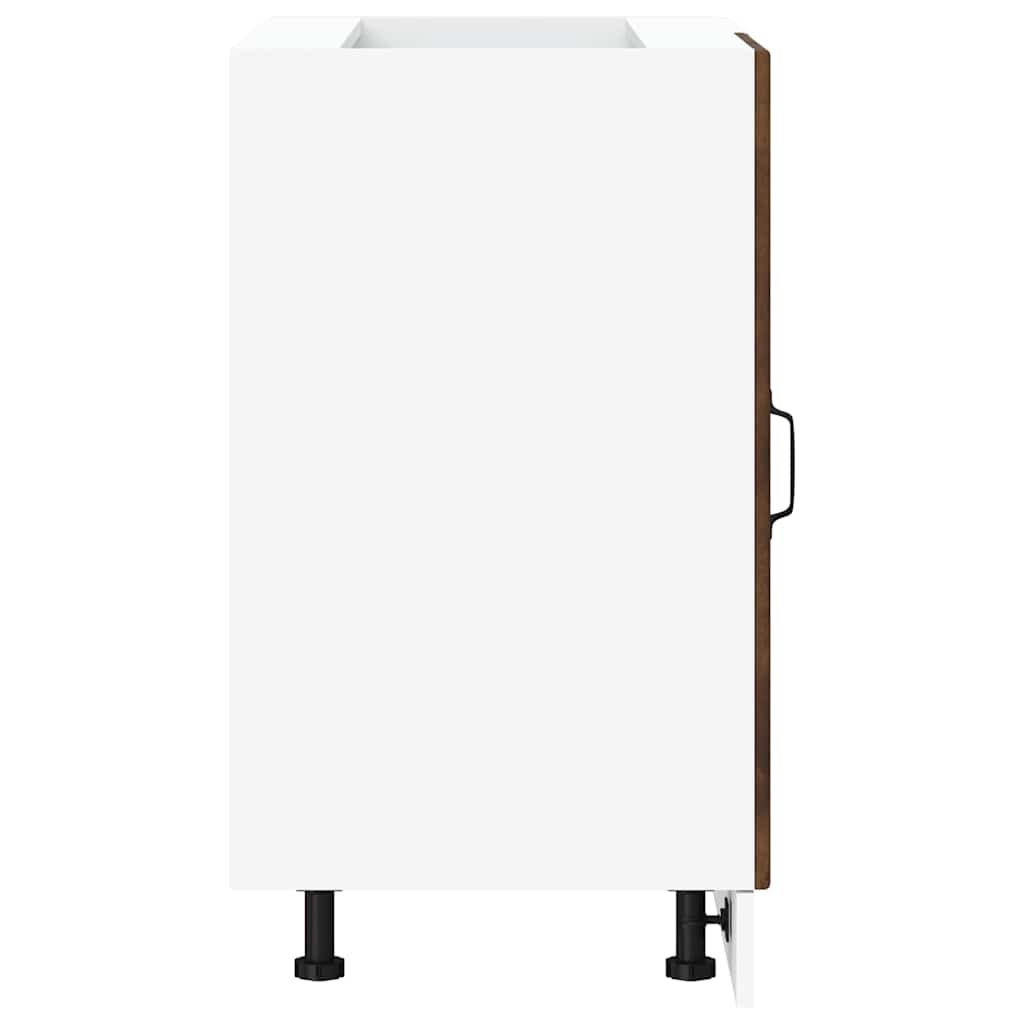 Base da Cucina Porto Rovere Fumo in Legno Multistrato 854303