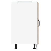 Base da Cucina Porto Rovere Fumo in Legno Multistrato 854303