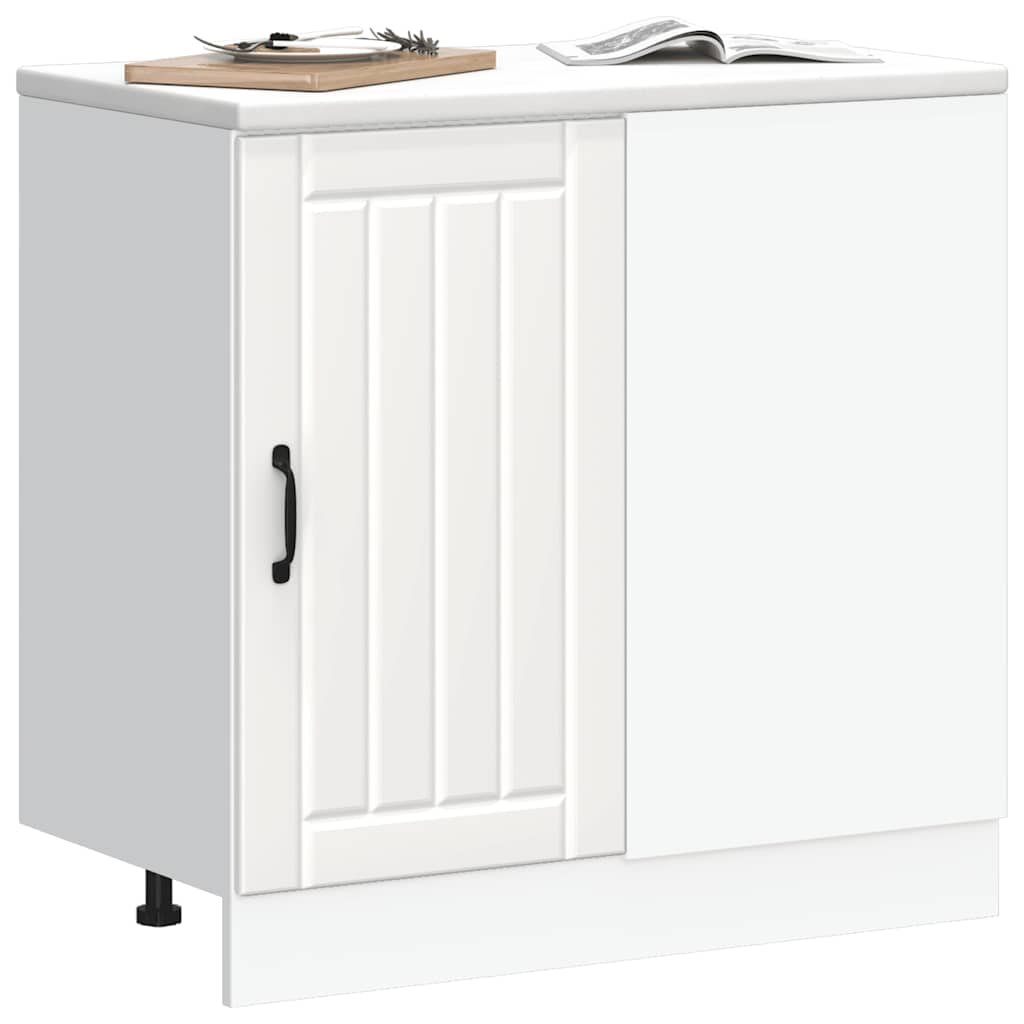 Mobile Base Lavello Lucca Bianco in Legno Multistrato 854308