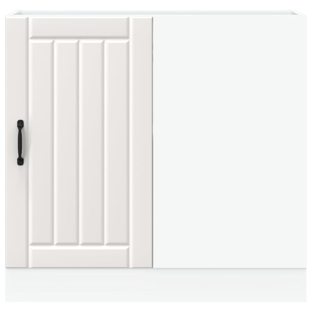 Mobile Base Lavello Lucca Bianco in Legno Multistrato 854308