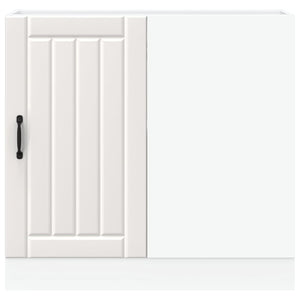 Mobile Base Lavello Lucca Bianco in Legno Multistrato 854308