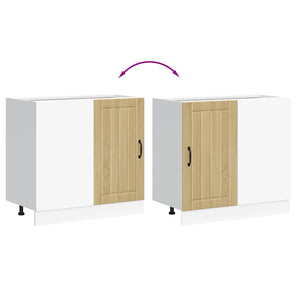 Mobile base da cucina-Base da Cucina Lucca Rovere Sonoma in Legno Multistrato